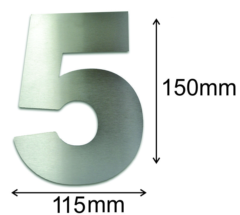 RA.5.150NUMERO CLASICO 5 DE 150 MM ACERO INOXIDABLE_2.jpg