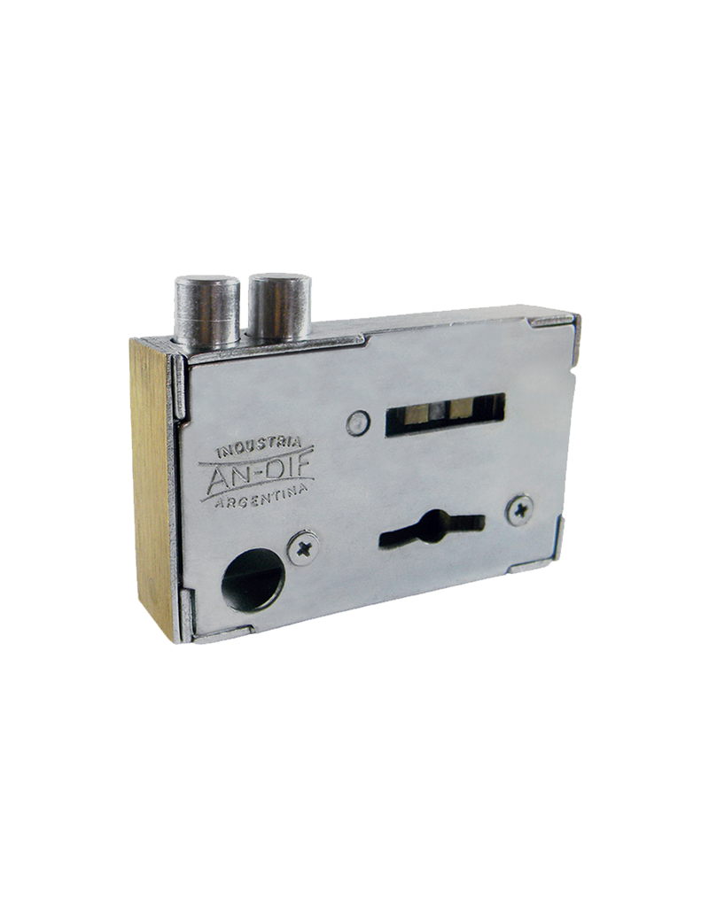 856 ANDIF CERRADURA PUERTA DE CRISTAL x1u.