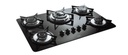 ANAFE SPEZIA 5 HORNALLAS A GAS VIDRIO NEGRO  x1u.