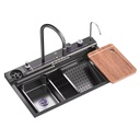 BACHA INTELIGENTE NEGRA ACERO 304 DANNOK (CUOTAS)