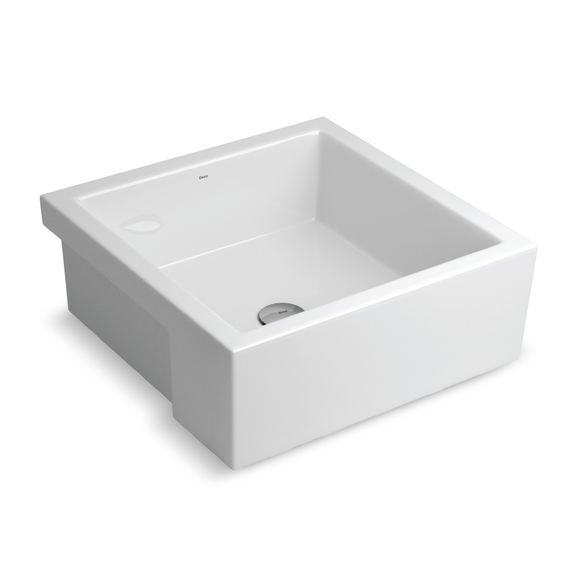 BACHA SEMI EMBUTIDA DECA L.800 BLANCO