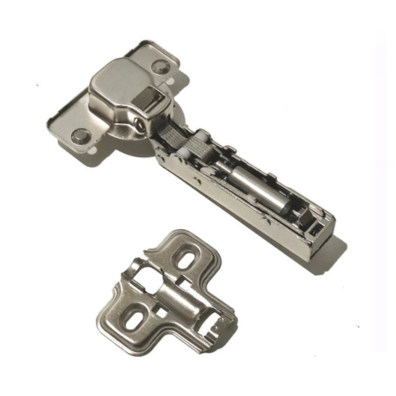 BISAGRA CAZO 35mm CODO 0 CIERRE SUAVE + PLACA DE MONTAJE