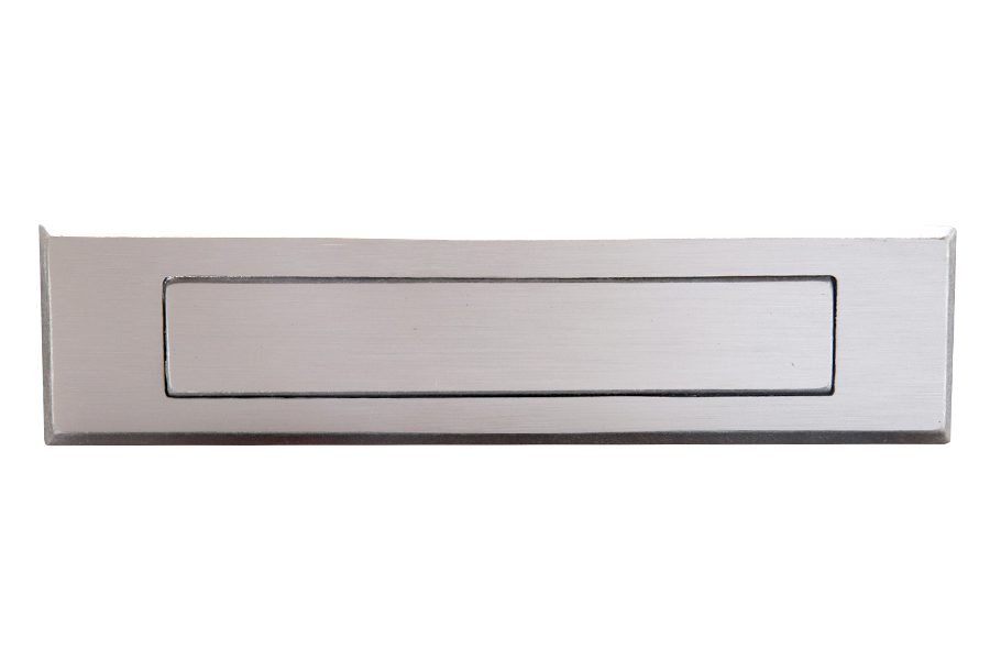 BOCA DE BUZON HORIZONTAL C/CONTRAMARCO GRIS x1u