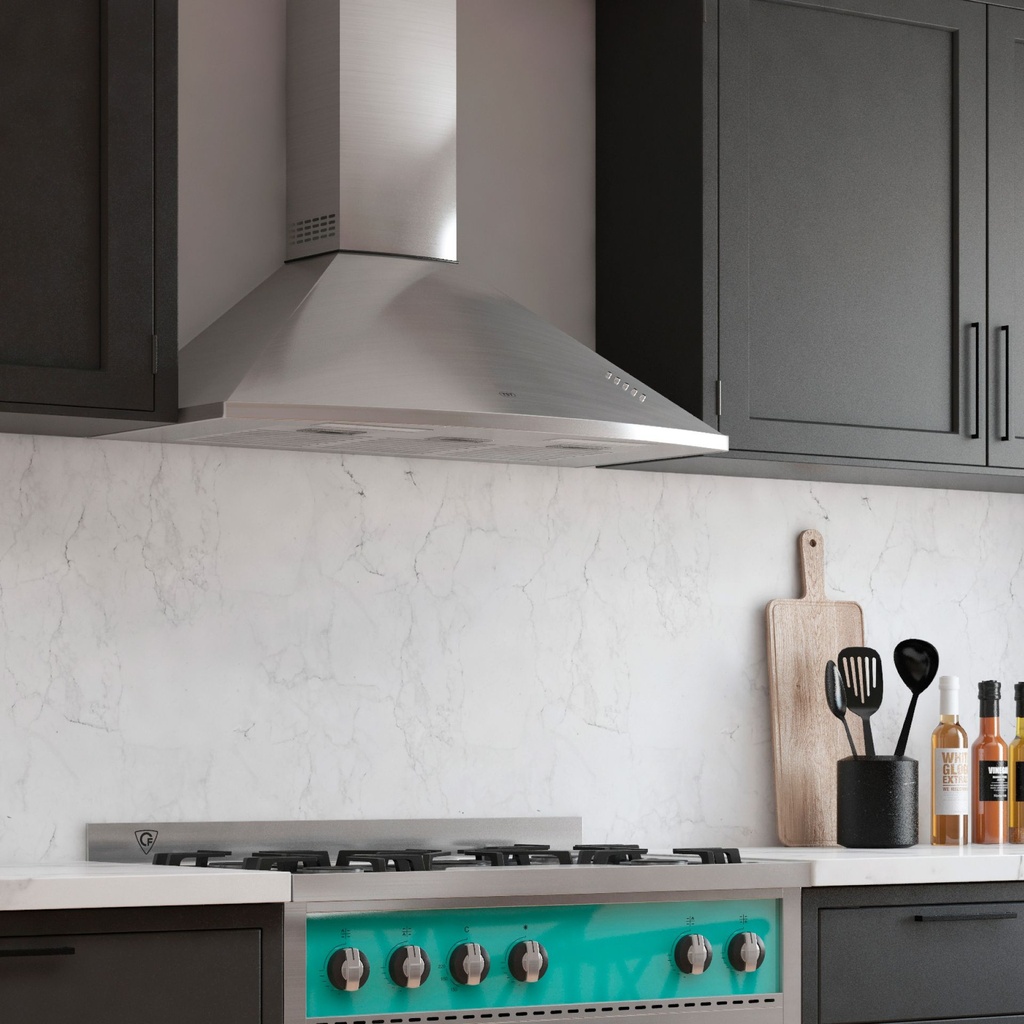 CAMPANA TRAFUL 90cm 3 VELOCIDADES CON MOTOR ACERO