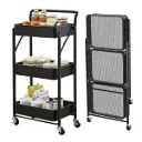 CARRO ORGANIZADOR PLEGABLE HIERRO NEGRO DANNOK