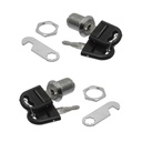 CERRADURA CON LEVA LARGO: 30mm-DIAM. 16mm X 2u.