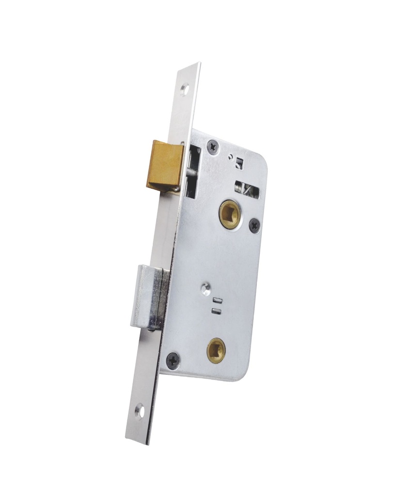 CERRADURA PARA BAÑO KALLAY 505 FRENTE ANGOSTO INOX