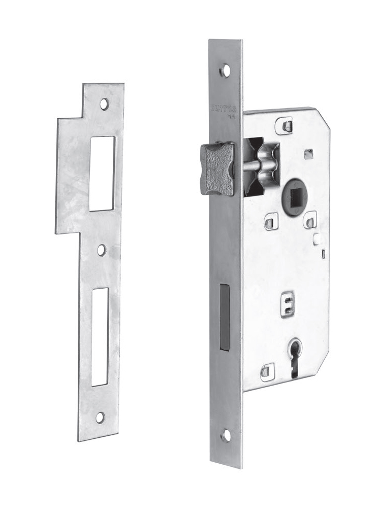 CERRADURA PUERTA PLACA FRENTE RECTO 190x20mm 21ZHC05 MILORD