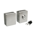 CERROJO DE PERNO (VIDRIO-VIDRIO)  (LLAVE-PERILLA) x1u.