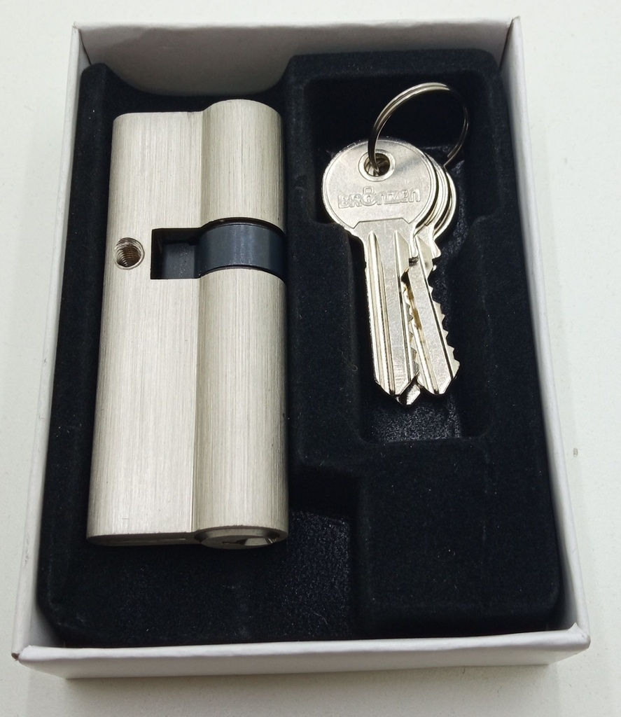 CILINDRO P/EUROPERFIL 30+30 LLAVE DENT