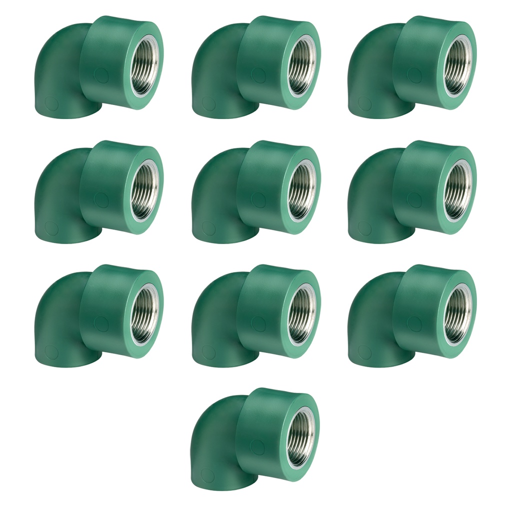 CODO FUSION R. METALICA HEMBRA 32mm X 3/4" PACK X 10u.
