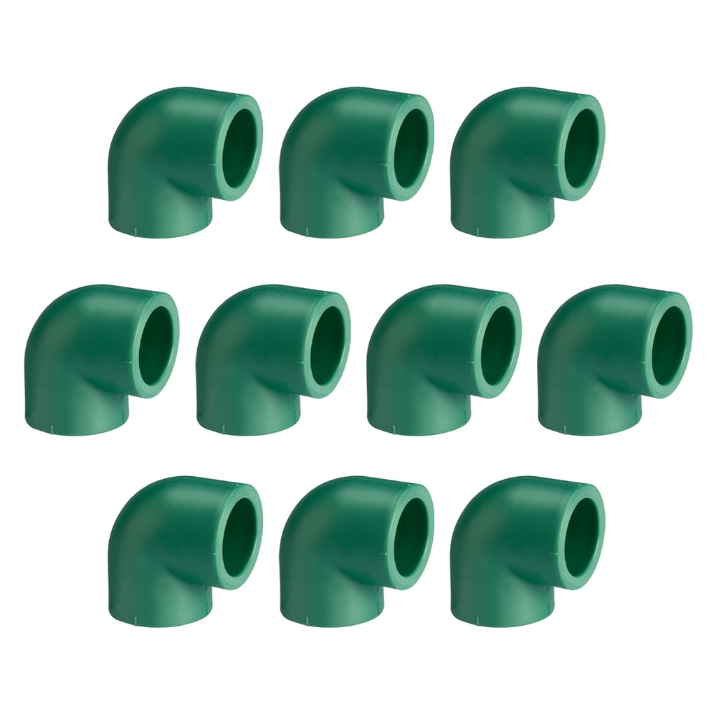 CODO TERMOFUSION NORMAL 90º HH 25mm PACK X 10u.