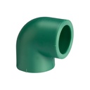 CODO TERMOFUSION NORMAL A 90' HH DE 40mm x1u.