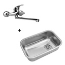 COMBO BACHA DOBLE JOHNSON ZZ52/18 + MONOCOMANDO LINK PARED