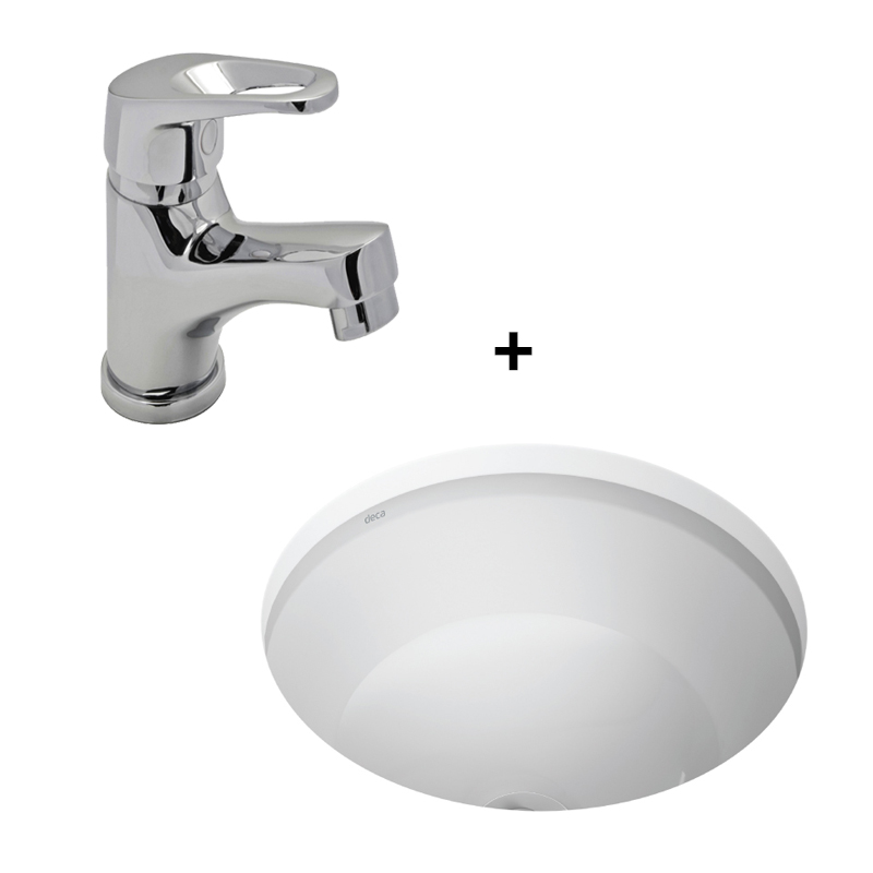 COMBO BACHA EMBUTIR DECA L.41 + MONOCOMANDO LINK LAVAT. 305411