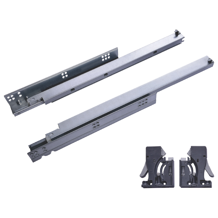 CORREDERA OCULTA 30kg C/CIERRE SUAV. 35 ZINC