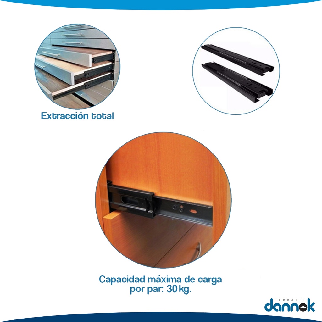 CORREDERA TELES. BRONZEN 25mm NEGRA