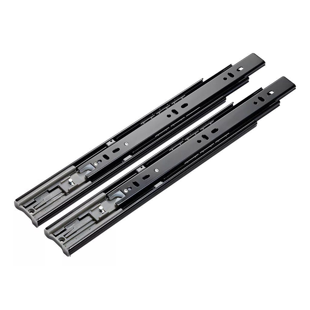 CORREDERA TELES. CIERRE LENTO 40mm NEGRA BRONZEN