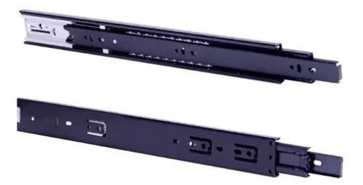 CORREDERA TELES. EH PUSH OPEN 550 mm NEGRA x1u.