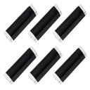 CUBETA NEGRA RECTANGULAR 96x36mm PACK X 6u.