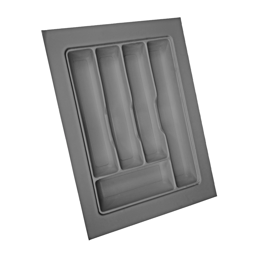 CUBIERTERO TERMOFORMADO 350 X 480 mm GRIS x1u.