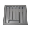 CUBIERTERO TERMOFORMADO 540 X 480 mm GRIS x1u.