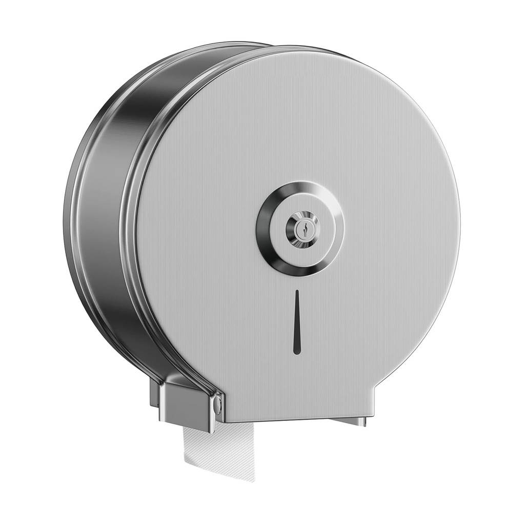 DISPENSER PAPEL HIGIENICO ROLLO ACERO INOX. C/LLAVE BRONZEN