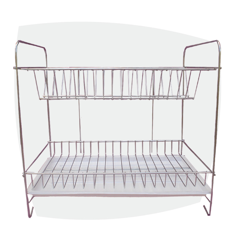 ESCURREPLATOS MEDIANO ALAMBRE CROMADO x1u