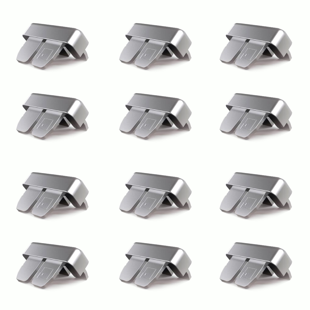 ESQUINERO MATE METALICO PARA TAPACANTO EMM18 18mm PACK X 12u.