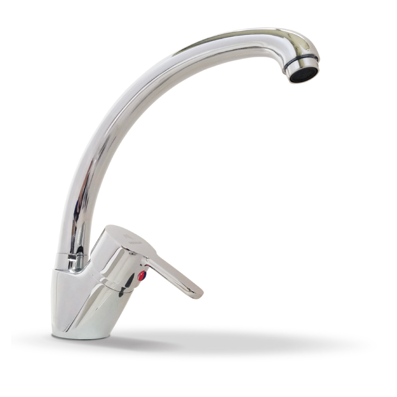 GRIFERIA COCINA ALUMINE CISNE MONOCOMANDO