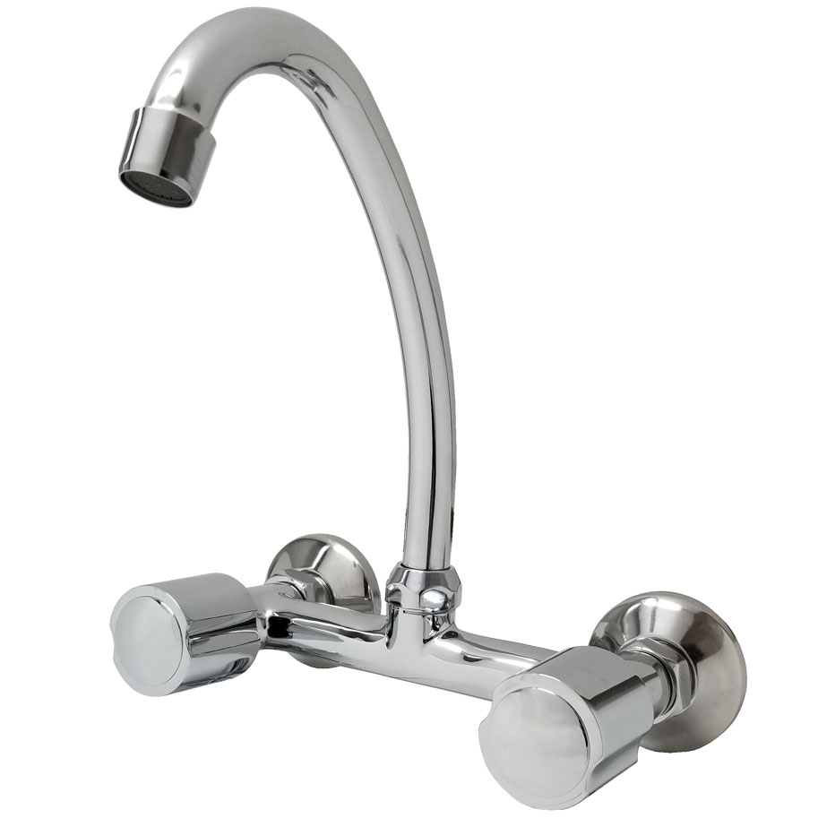 GRIFERIA COCINA PARED EXTERIOR HUILEN PICO J BICOMANDO