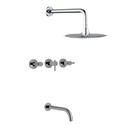 GRIFERIA ZEN DUCHA DE EMBUTIR CON TRANS C/CER  HYDROS