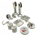 KIT DIVISOR DE BAÑO ACERO + ZINC IZQUIERDO