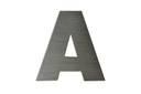 LETRA MAYUSCULA A  55 MM ACERO INOXIDABLE