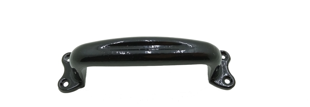 MANIJA PUENTE REFORZADA 4 AGUJEROS NEGRA x1u.