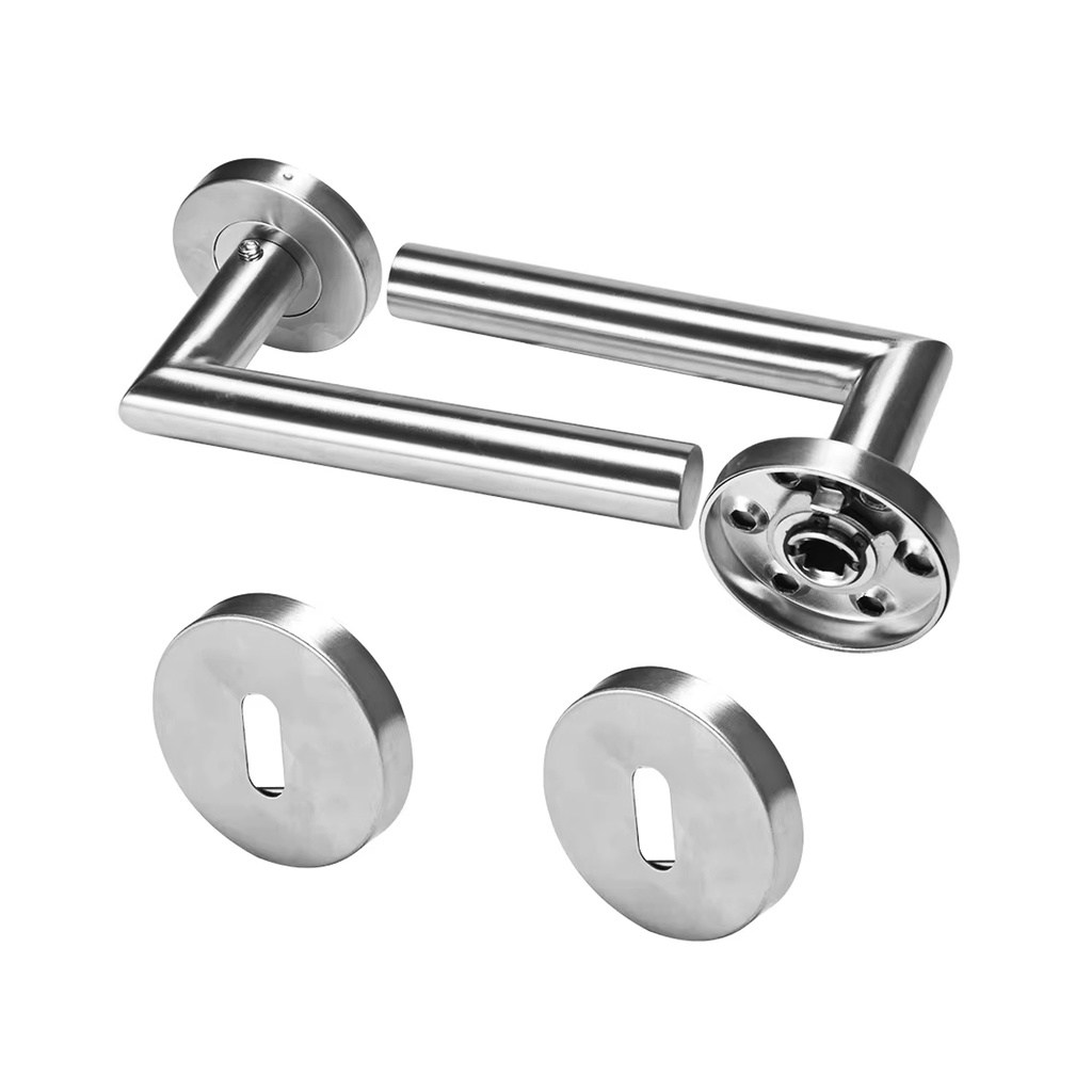 MANIJA RECTA ACERO INOX. D/B CON ROSETA Y BOC DANNOK. x1u.