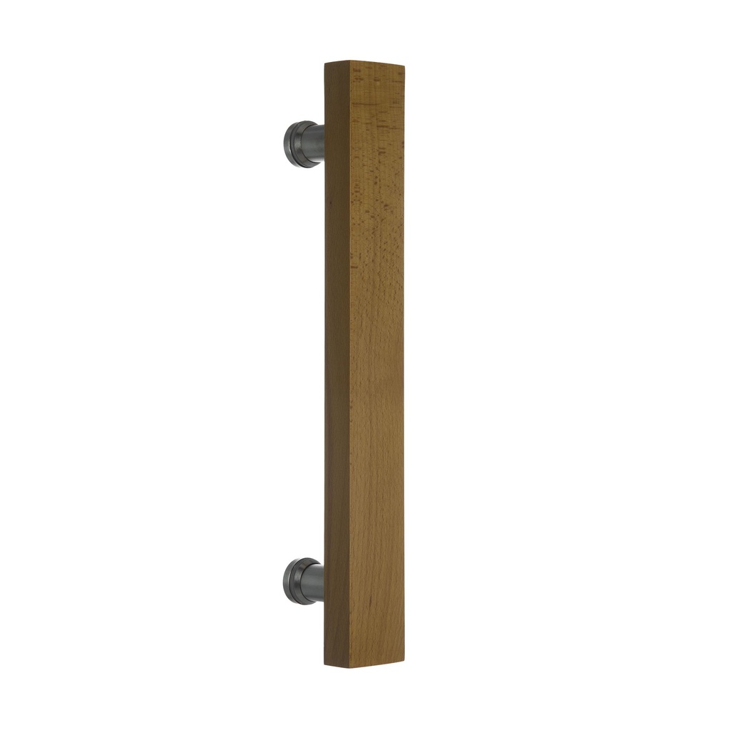 MANIJON RECTANGULAR MADERA 40x20x400mm ROBLE OSCURO