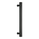 MANIJON SIMPLE ACERO INOXIDABLE NEGRO Ø 38x300mm