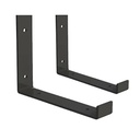 MENSULA J NEGRA P/ ESTANTE 200mm PACK X 2u.