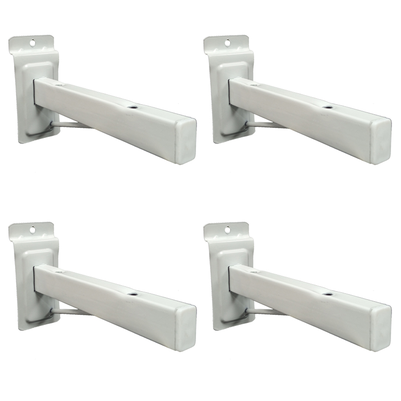 MENSULA PANEL ESTANTE REFORZADA 18cm. PACK X 4u.