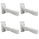 MENSULA PANEL ESTANTE REFORZADA 27cm. PACK x 4u.