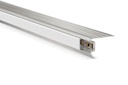 NARIZ DE ESCALON LED 30mm x 2.50m ALUMINIO CROMO MATE