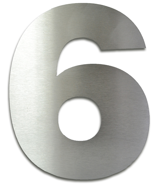 NUMERO CLASICO 6-9 DE 150 MM ACERO INOXIDABLE