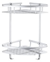 ORGANIZADOR ESQUINERO 2 ESTANTES ALUMINIO