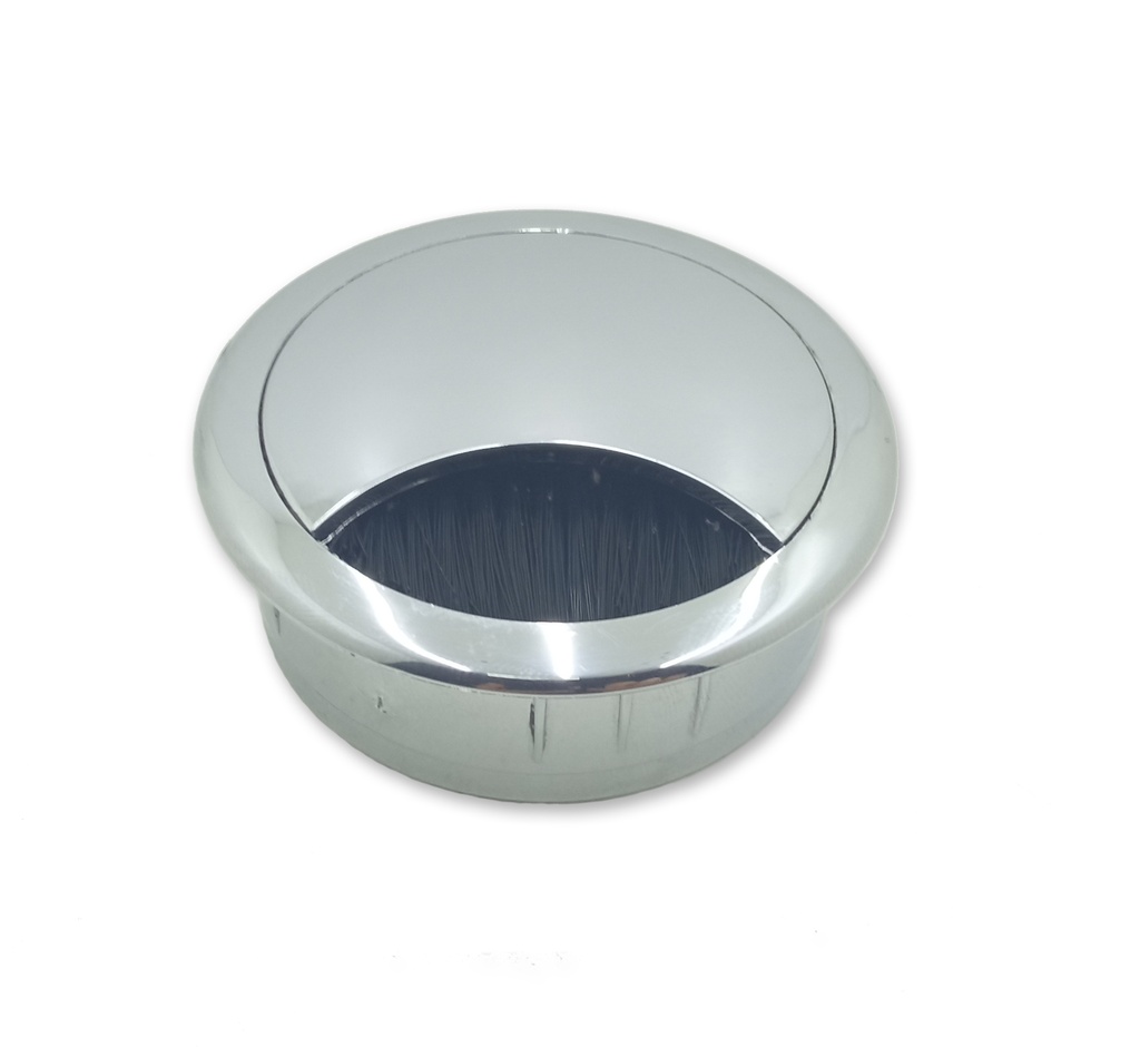 PASACABLE REDONDO CON CEPILLO 60Ø ESPEJO