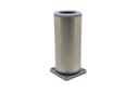 PATA  100 MM ACERO INOX CON BASE PLASTICA REGULABLE Ø 45MM