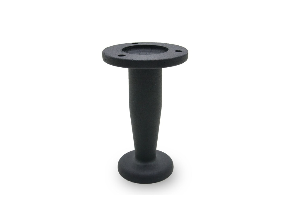 PATA ALUMINIO COPA 130mm NEGRO MATE EPOXI x1u.