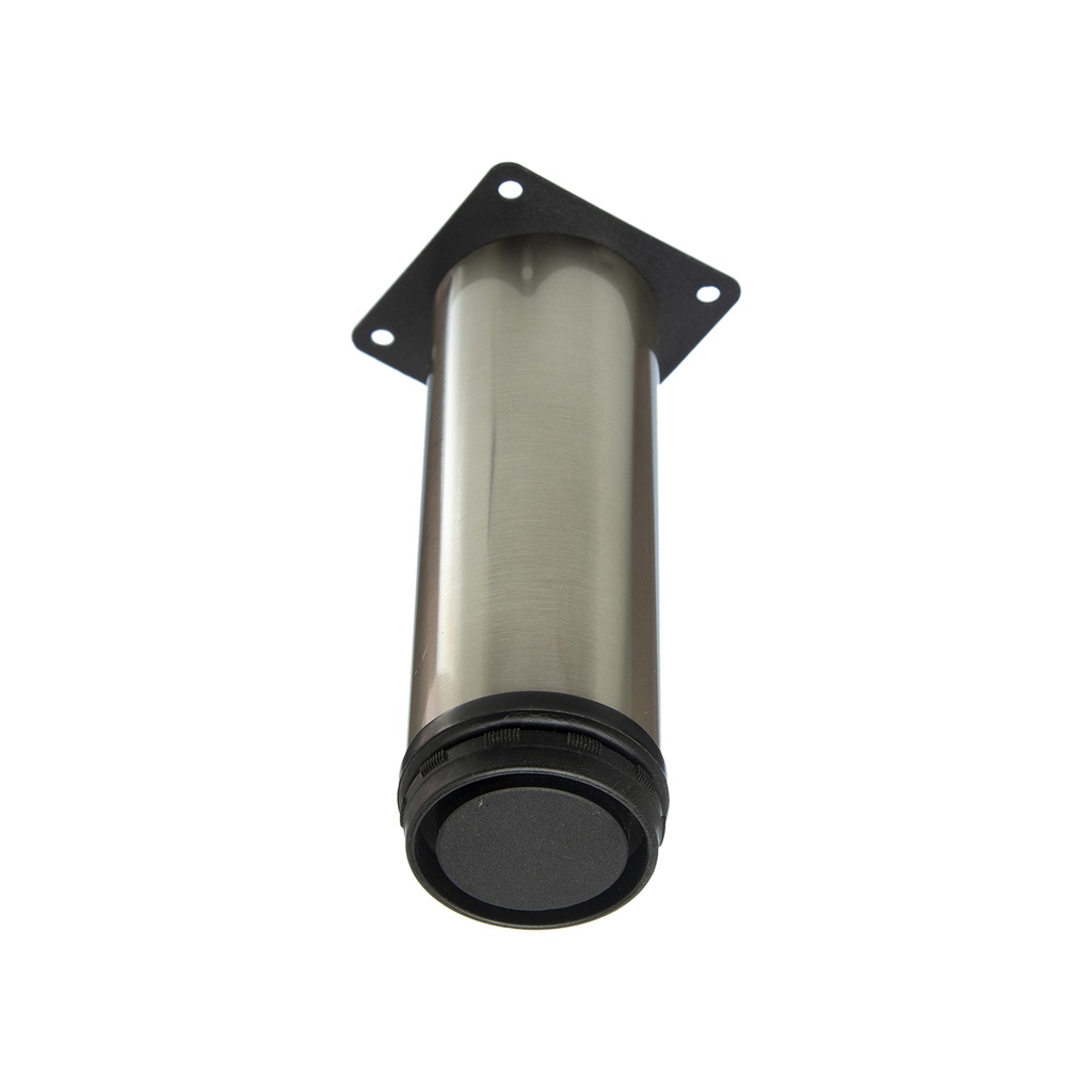 PATA CILINDRICA 15 CM REGULABLE INOX.