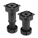 PATA PLASTICA AJUSTABLE SECCION OCTOGONAL 100-160mm BOLSA x40u