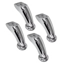 PATA SOFA LEG 90mm CROMADA PACK X 4u. DANNOK